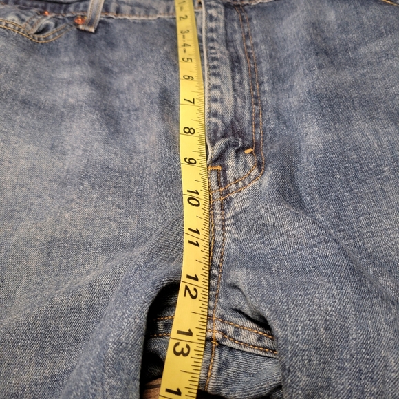 Levi's Mens 505 Blue Jeans Size 40X32 Classic‎ Straight Leg Style - Picture 12 of 16
